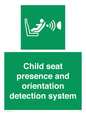 SA7232: Child seat presence and orientation detection system