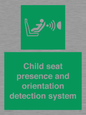 SA7232: Child seat presence and orientation detection system