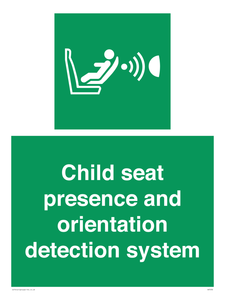 SA7232: Child seat presence and orientation detection system
