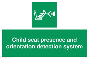 SA7232: Child seat presence and orientation detection system