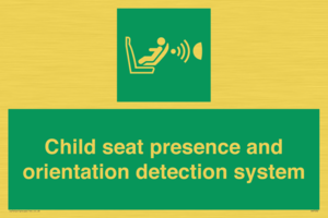 SA7232: Child seat presence and orientation detection system
