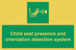SA7232: Child seat presence and orientation detection system
