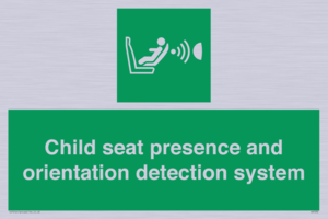 SA7232: Child seat presence and orientation detection system