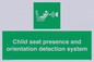 SA7232: Child seat presence and orientation detection system