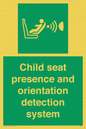 SA7232: Child seat presence and orientation detection system