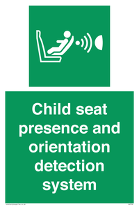 SA7232: Child seat presence and orientation detection system