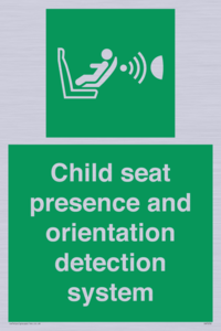 SA7232: Child seat presence and orientation detection system