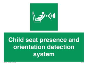 SA7232: Child seat presence and orientation detection system