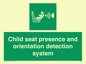 SA7232: Child seat presence and orientation detection system