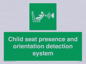 SA7232: Child seat presence and orientation detection system