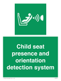 SA7232: Child seat presence and orientation detection system