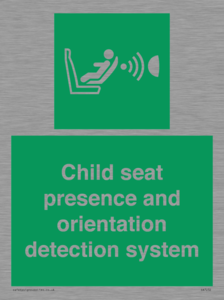 SA7232: Child seat presence and orientation detection system