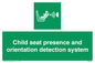 SA7232: Child seat presence and orientation detection system