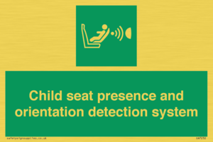 SA7232: Child seat presence and orientation detection system