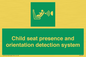 SA7232: Child seat presence and orientation detection system
