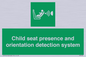 SA7232: Child seat presence and orientation detection system