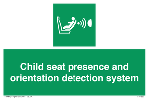 SA7232: Child seat presence and orientation detection system