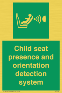 SA7232: Child seat presence and orientation detection system