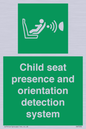 SA7232: Child seat presence and orientation detection system
