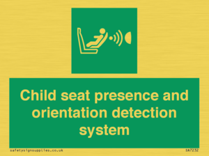 SA7232: Child seat presence and orientation detection system