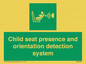 SA7232: Child seat presence and orientation detection system