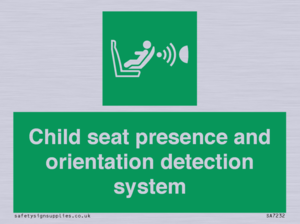 SA7232: Child seat presence and orientation detection system