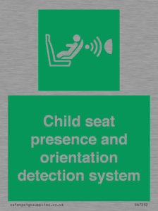 SA7232: Child seat presence and orientation detection system