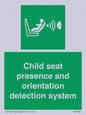 SA7232: Child seat presence and orientation detection system