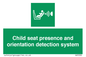 SA7232: Child seat presence and orientation detection system
