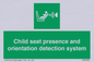 SA7232: Child seat presence and orientation detection system