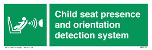 SA7232: Child seat presence and orientation detection system
