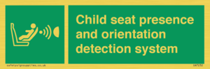 SA7232: Child seat presence and orientation detection system