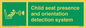 SA7232: Child seat presence and orientation detection system