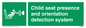 SA7232: Child seat presence and orientation detection system