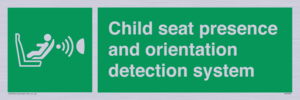 SA7232: Child seat presence and orientation detection system