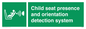 SA7232: Child seat presence and orientation detection system