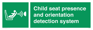 SA7232: Child seat presence and orientation detection system