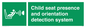 SA7232: Child seat presence and orientation detection system