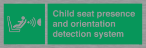 SA7232: Child seat presence and orientation detection system