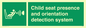 SA7232: Child seat presence and orientation detection system