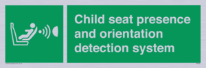 SA7232: Child seat presence and orientation detection system