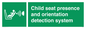 SA7232: Child seat presence and orientation detection system