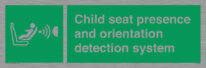 SA7232: Child seat presence and orientation detection system