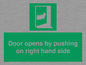 SA7234: Door opens by pushing on right hand side