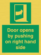 SA7234: Door opens by pushing on right hand side