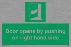 SA7234: Door opens by pushing on right hand side