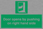 SA7234: Door opens by pushing on right hand side