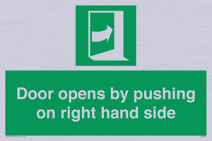 SA7234: Door opens by pushing on right hand side