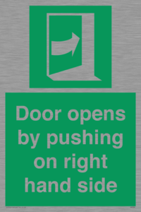 SA7234: Door opens by pushing on right hand side