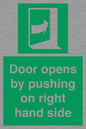 SA7234: Door opens by pushing on right hand side
